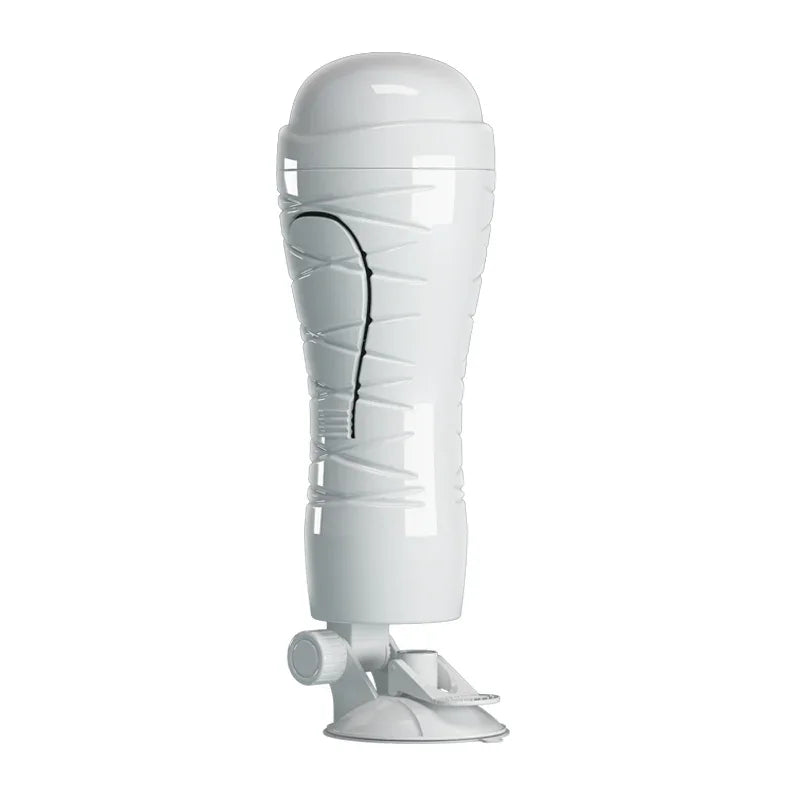 CRAZY BULL Flora Stroker - Squeezable Vagina Stroker with Suction Base - Take A Peek