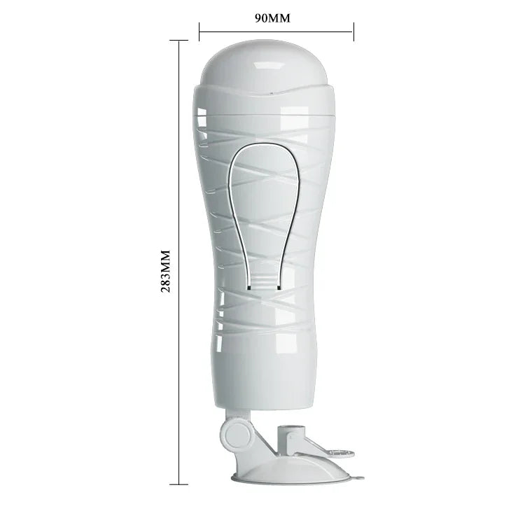 CRAZY BULL Flora Stroker - Squeezable Vagina Stroker with Suction Base - Take A Peek