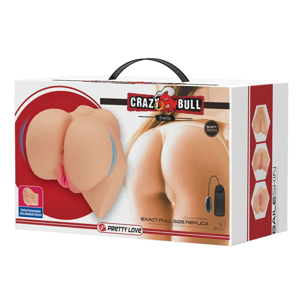 CRAZY BULL EMILIA Vibrating Torso - Vibrating Torso Masturbator - Take A Peek