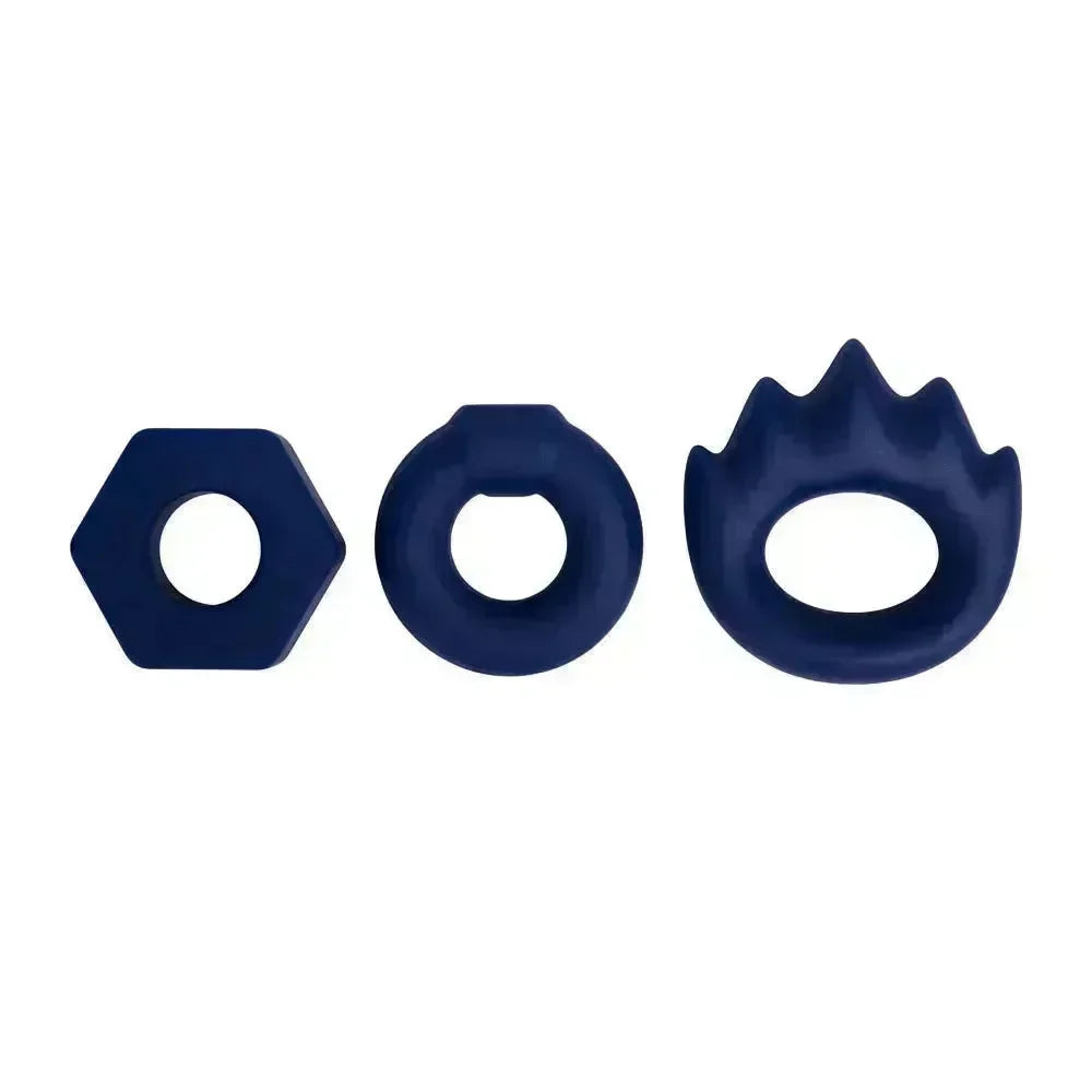Maia LONZO - Silicone Cock Rings - Set of 3 - Take A Peek