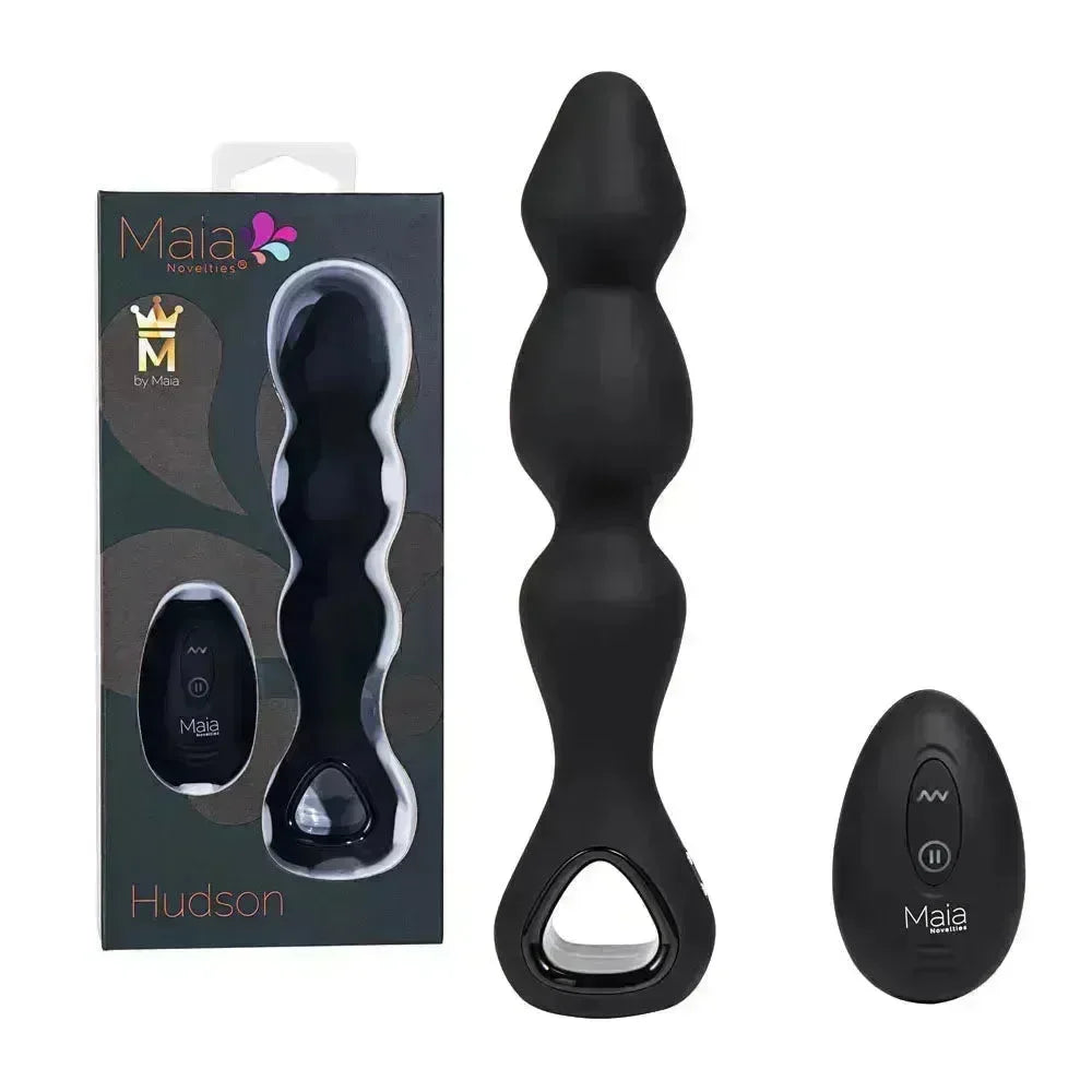 Maia HUDSON - 19 cm USB Rechargeable Anal Vibrator with Wireless Remote - Take A Peek