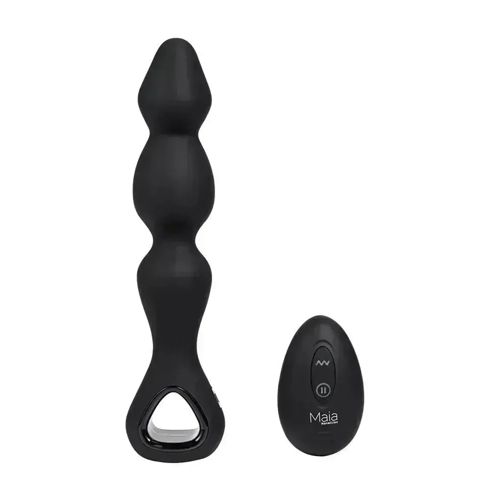 Maia HUDSON - 19 cm USB Rechargeable Anal Vibrator with Wireless Remote - Take A Peek