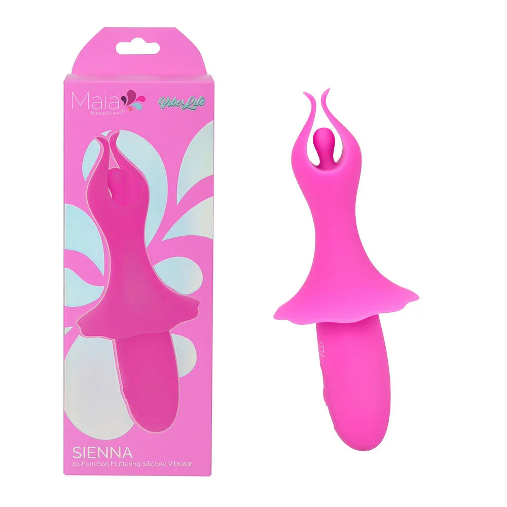 Maia SIENNA - - 15.2 cm USB Rechargeable Fluttering Bullet - Take A Peek