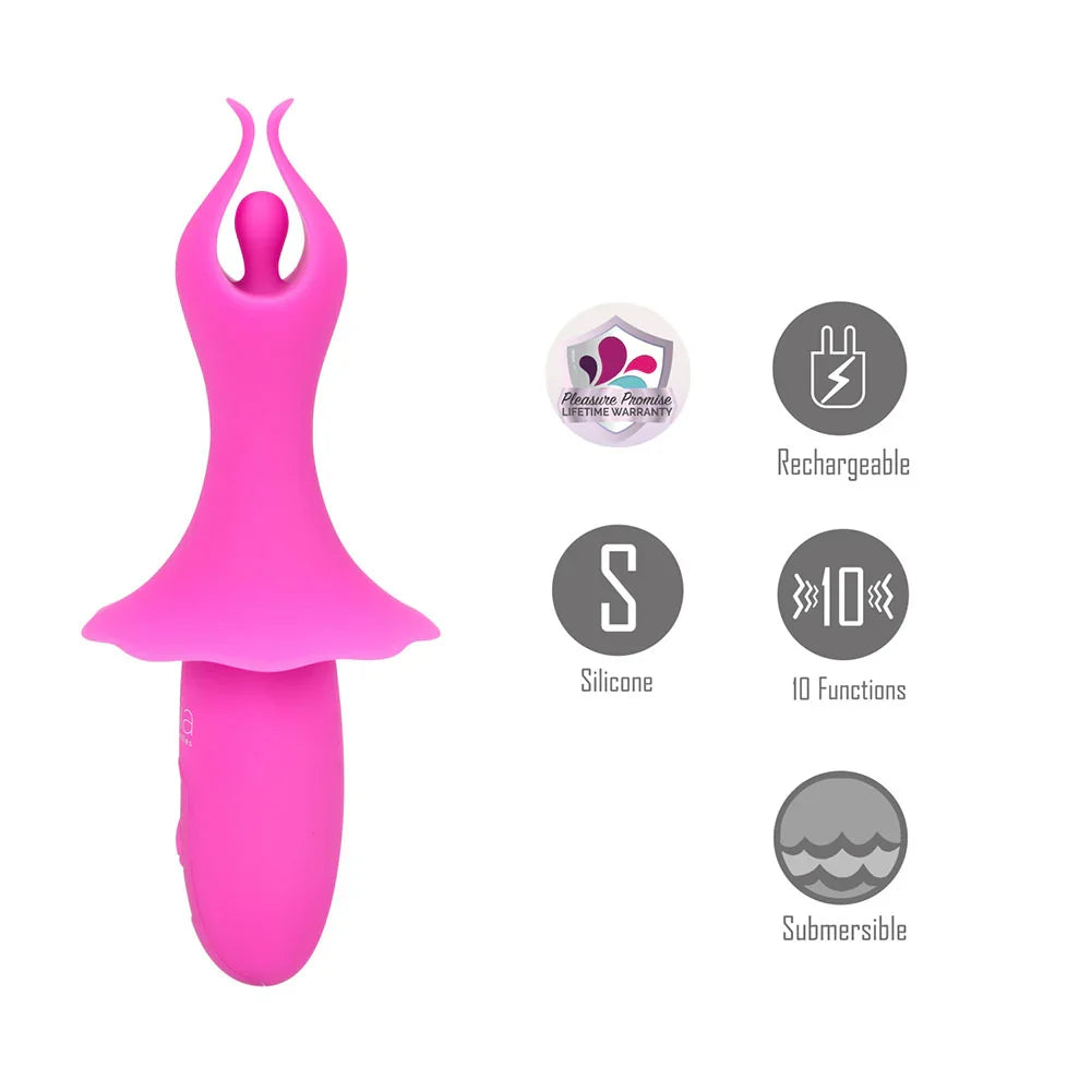 Maia SIENNA - - 15.2 cm USB Rechargeable Fluttering Bullet - Take A Peek
