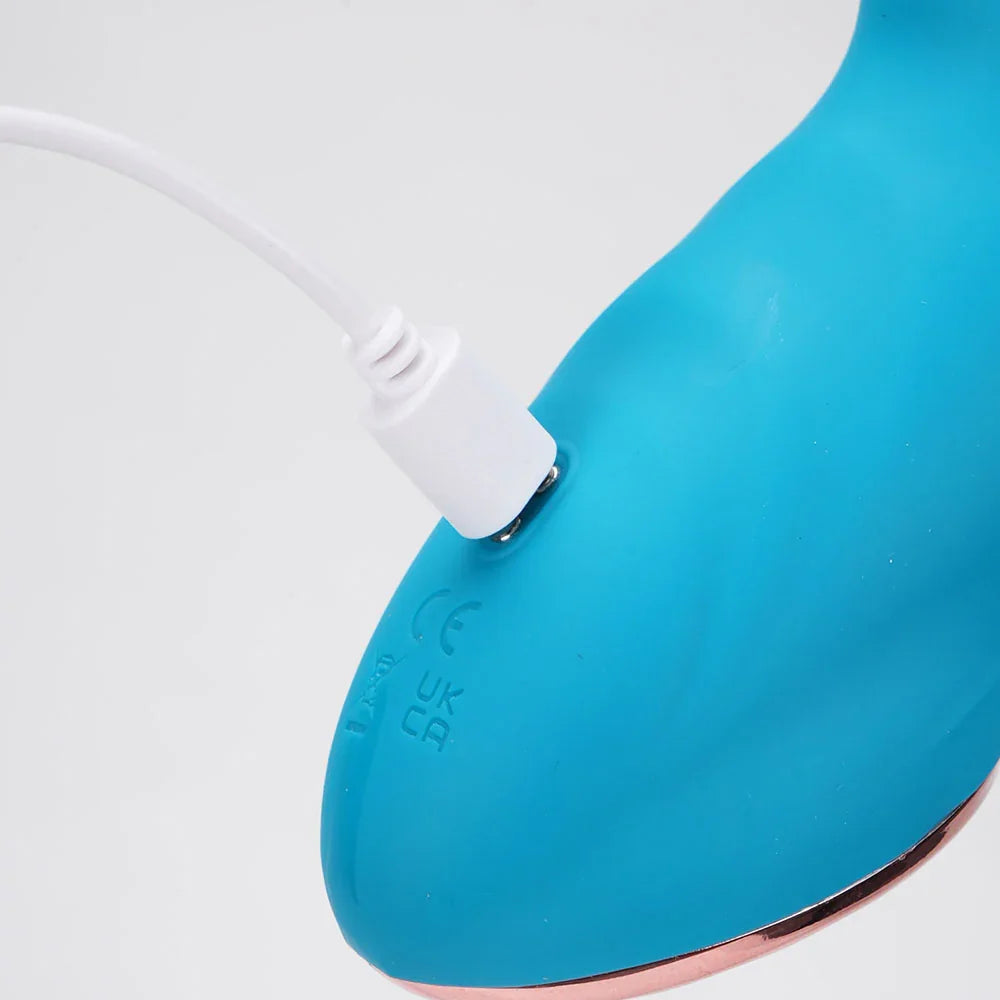 Maia KENNEDI - 23.5 cm USB Rechargeable Triple Stimulating Vibrator - Take A Peek
