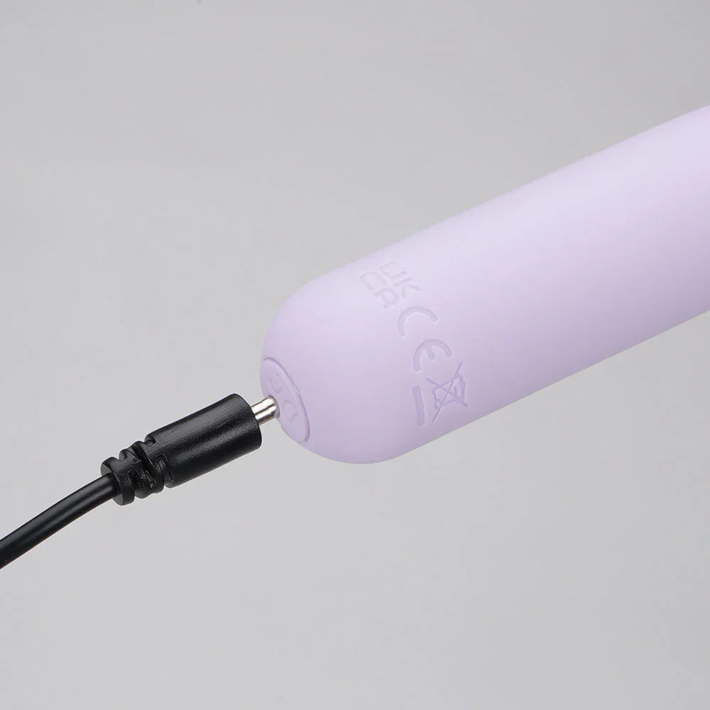 Maia TAWNI - Lavender - Lavender 9 cm USB Rechargeable Bullet with Flickering Tip - Take A Peek