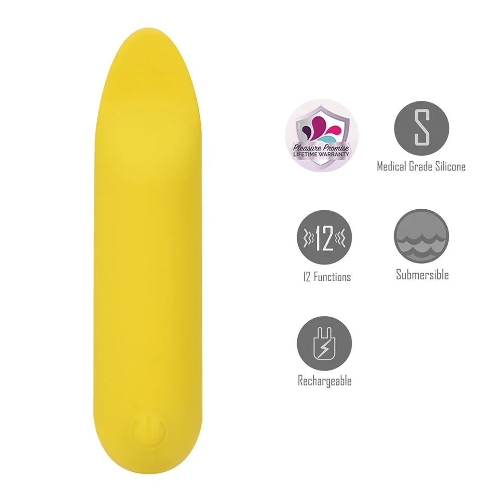 Maia TAWNI - - 9 cm USB Rechargeable Bullet with Flickering Tip - Take A Peek