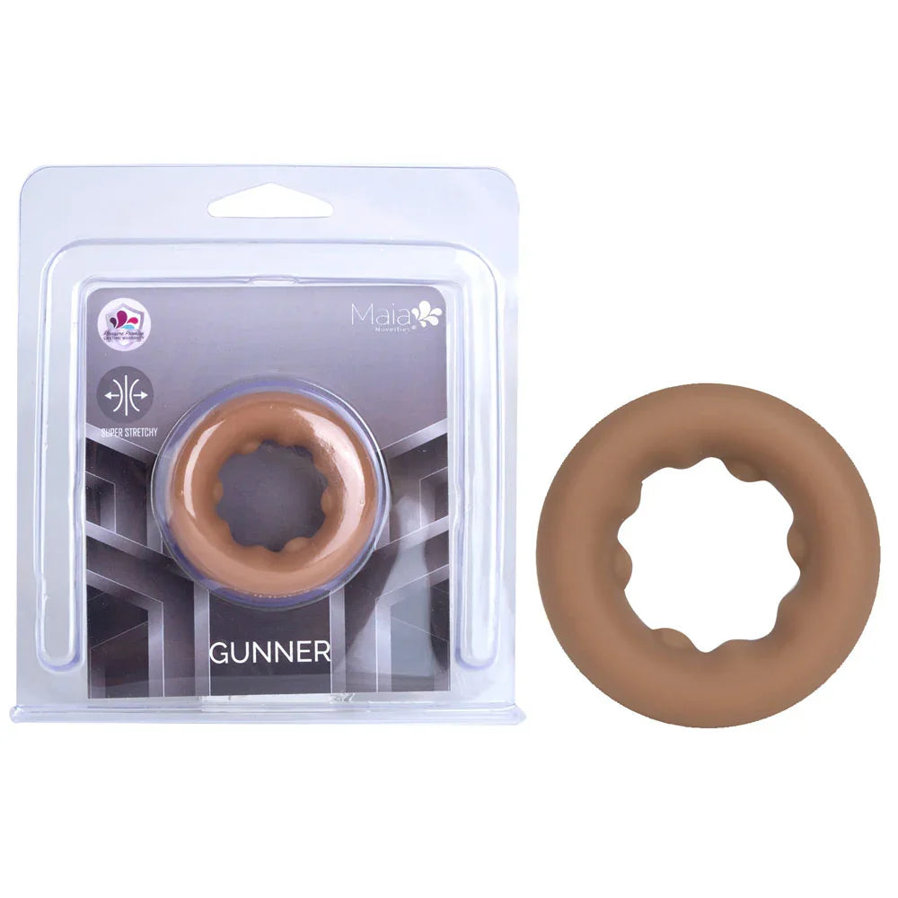 Maia GUNNER - Caramel - Tan Brown Cock Ring - Take A Peek
