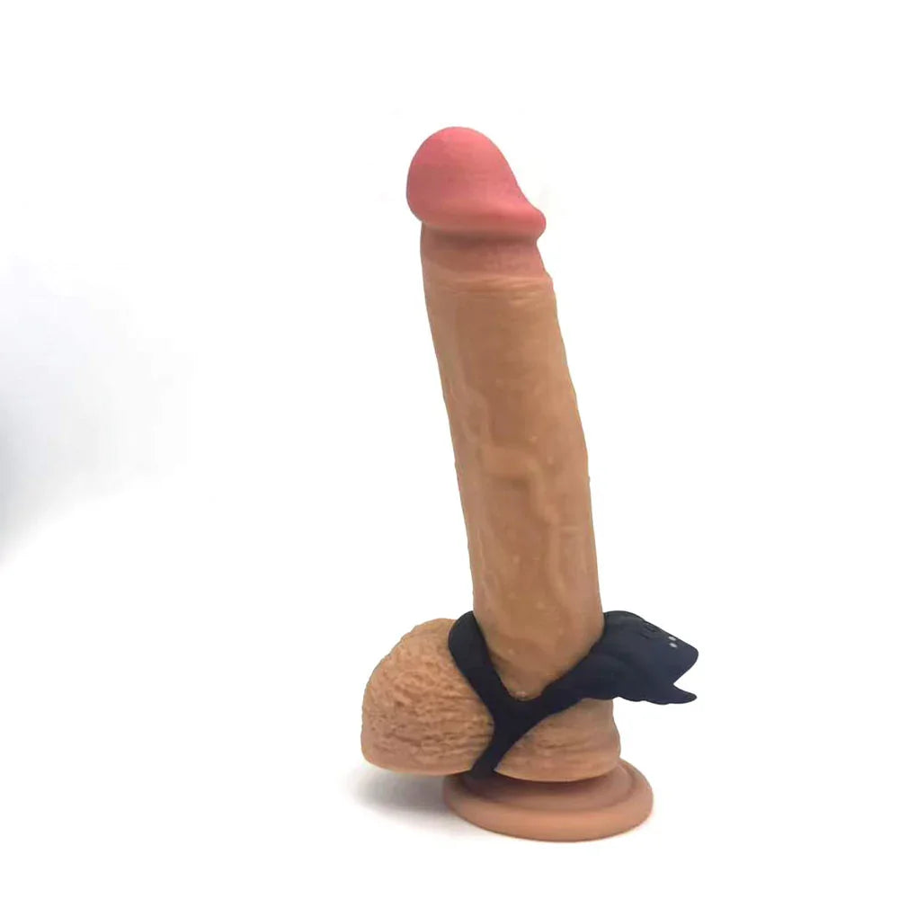 Maia ROCKY - - USB Rechargeable Vibrating Cock & Balls Ring - Take A Peek