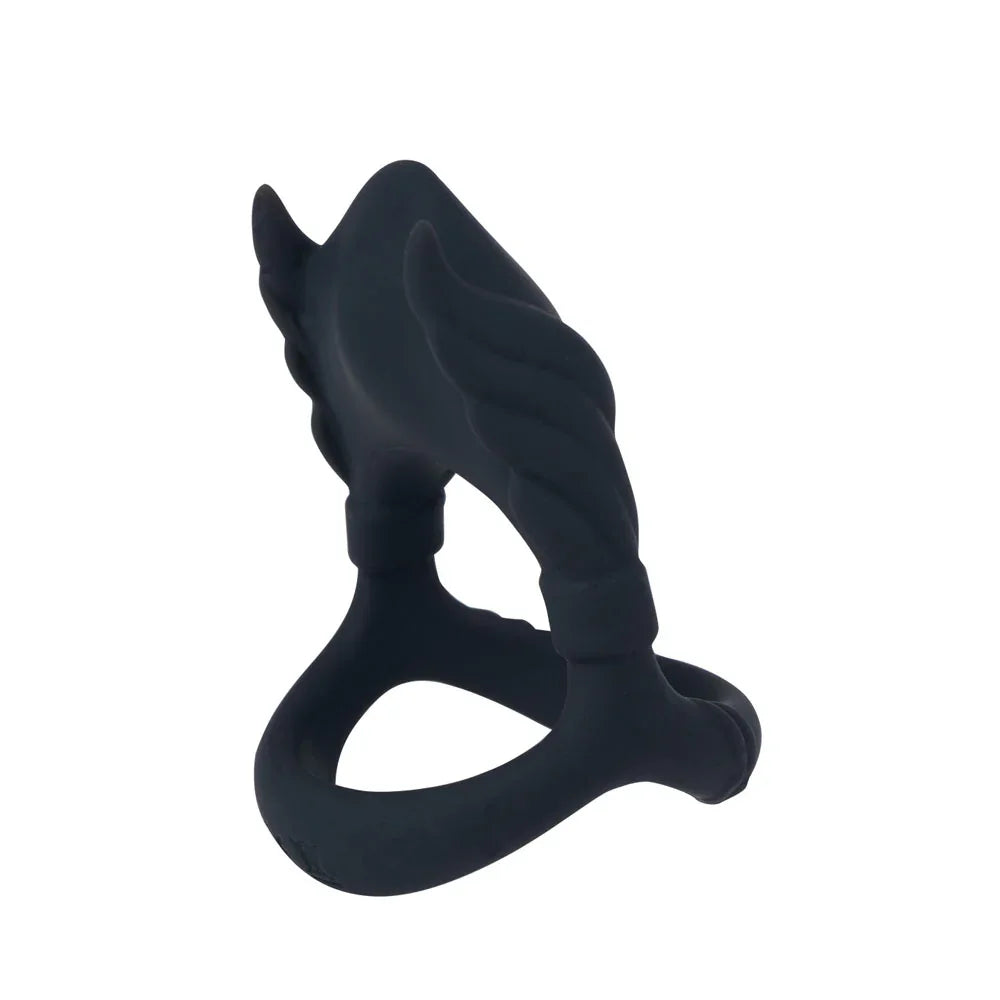 Maia ROCKY - - USB Rechargeable Vibrating Cock & Balls Ring - Take A Peek