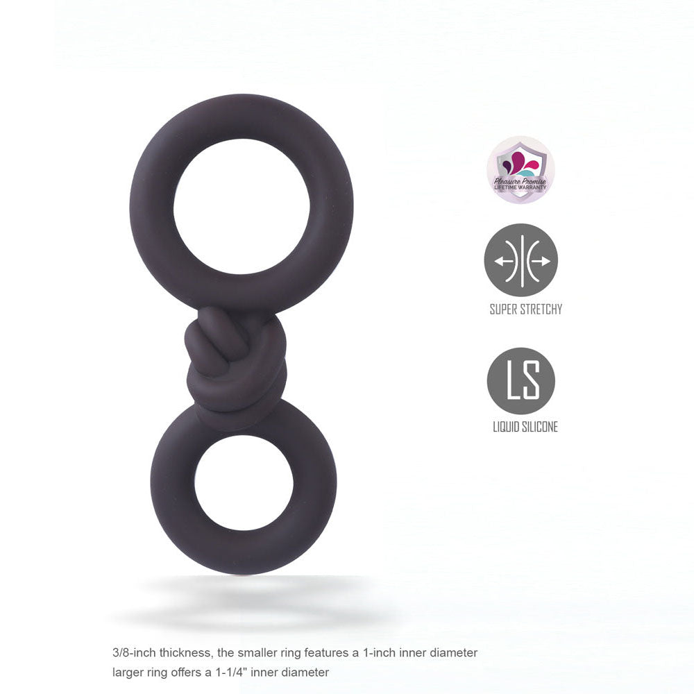 Maia COOPER - Chocolate - Chocolate Cock & Balls Rings - Take A Peek