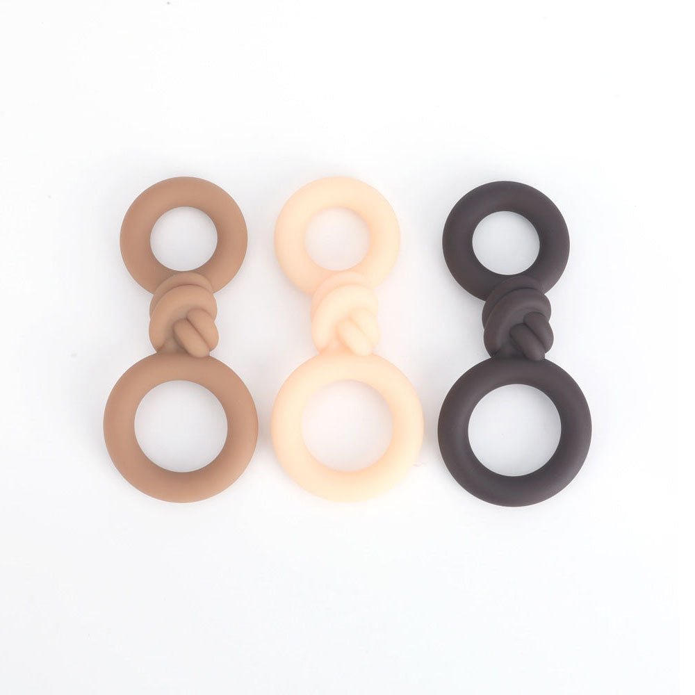Maia COOPER - Chocolate - Chocolate Cock & Balls Rings - Take A Peek