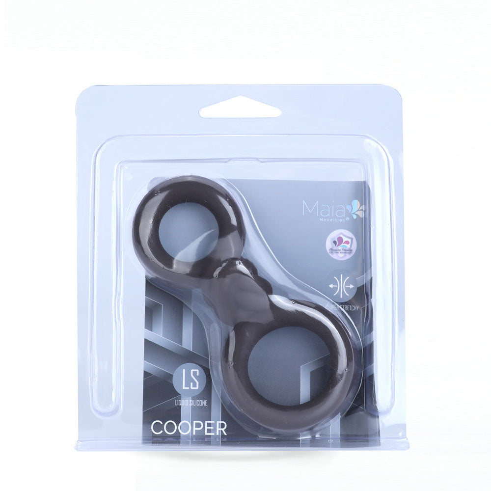 Maia COOPER - Chocolate - Chocolate Cock & Balls Rings - Take A Peek