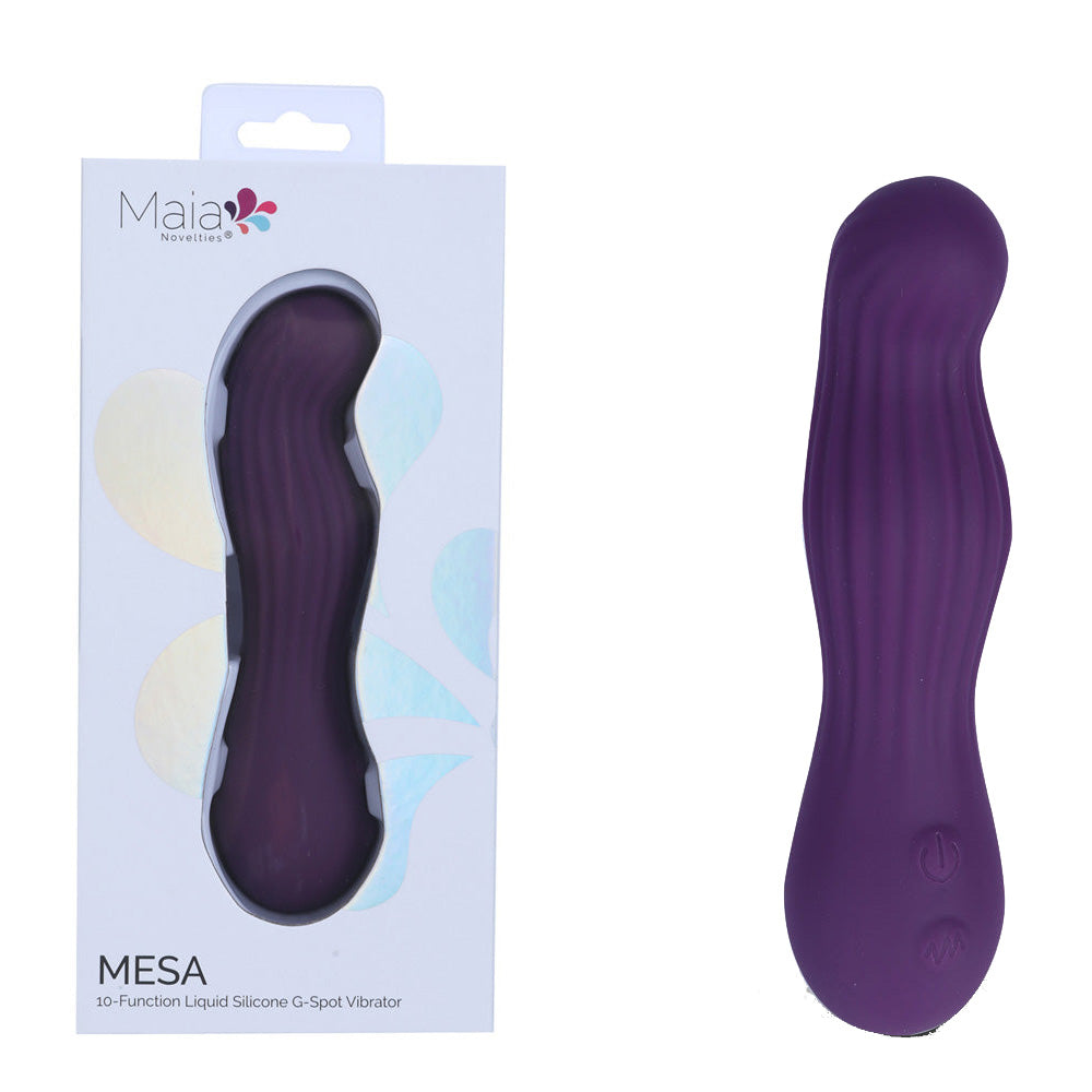 Maia MESA - 15.2 cm USB Rechargeable Vibrator - Take A Peek