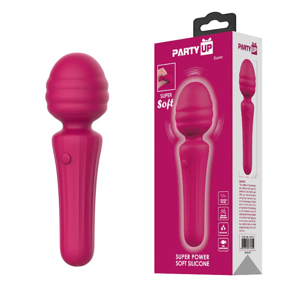 Party Up DUUNA - - 16.9 cm USB Rechargeable Massage Wand - Take A Peek