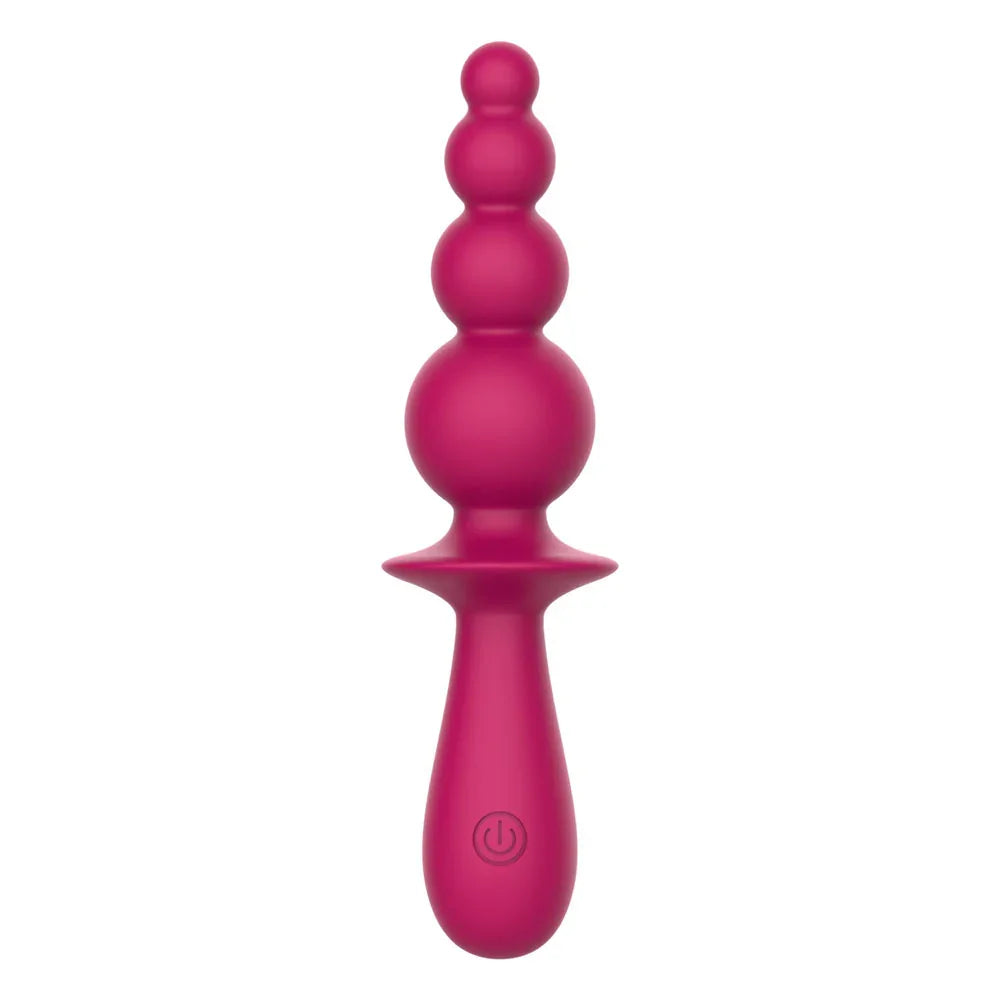 Party Up EVAJANE - - 17.1 cm USB Rechargeable Beaded Vibrator - Take A Peek