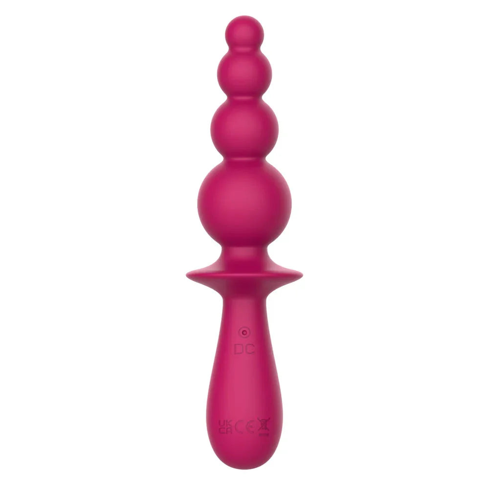 Party Up EVAJANE - - 17.1 cm USB Rechargeable Beaded Vibrator - Take A Peek