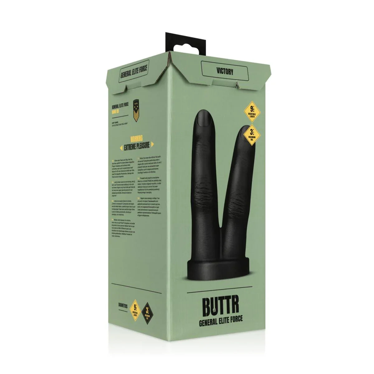 BUTTR - Victory Double Finger Butt Plug - Take A Peek