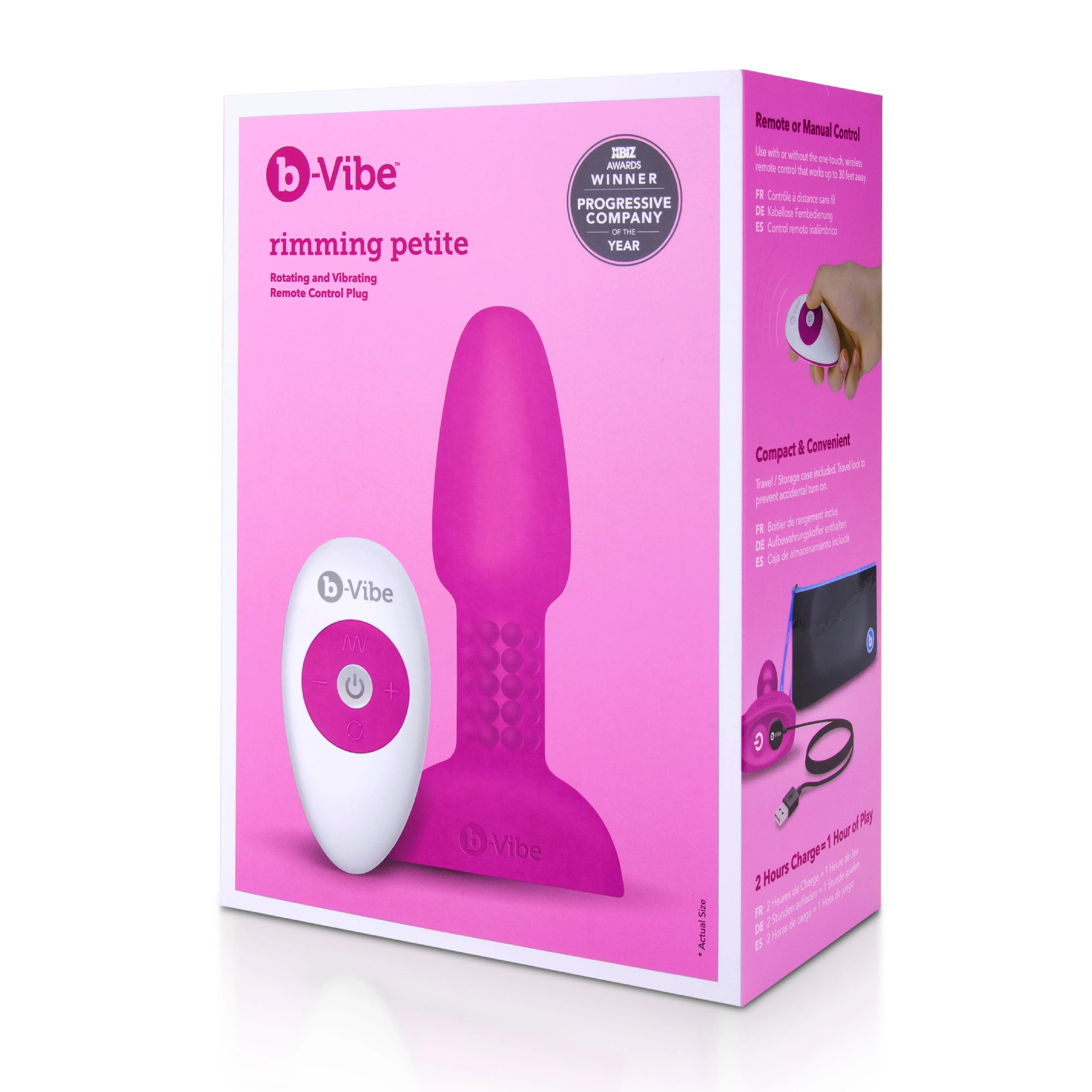 B-Vibe RIMMING PETITE FUCHSIA - Take A Peek