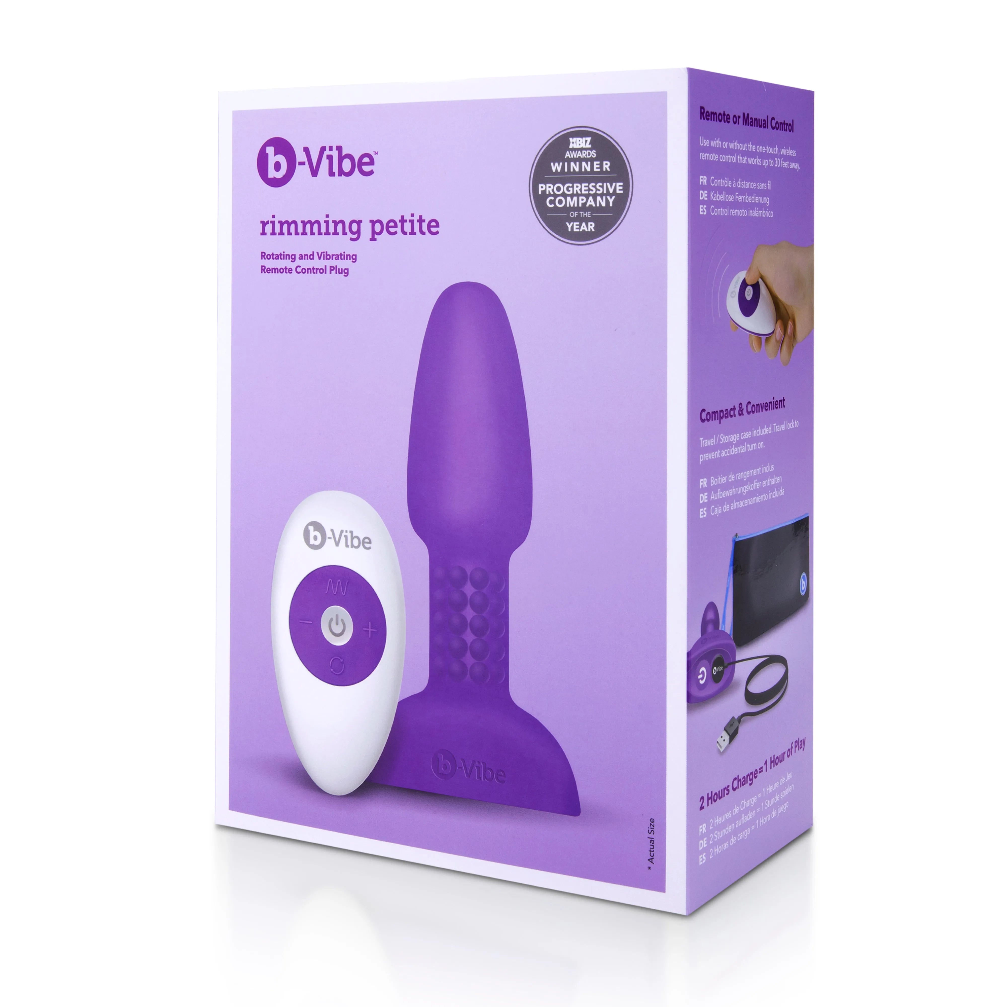 B-Vibe RIMMING PETITE PURPLE - Take A Peek