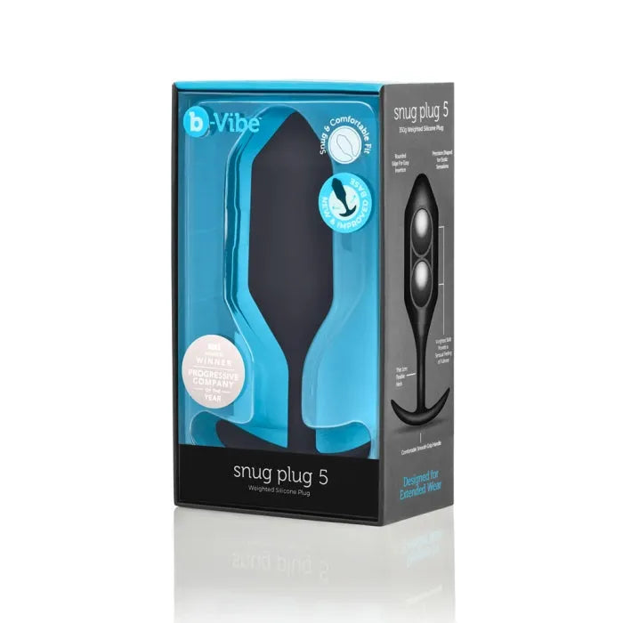 B-Vibe SNUG PLUG 5 BLACK - Take A Peek