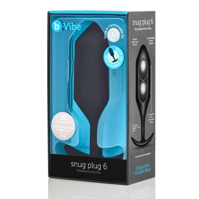 b-vibe snug plug 6 black - Take A Peek