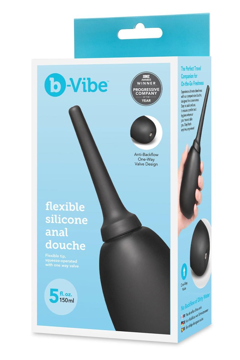 b-Vibe Flexible Silicone Anal Douche-BV-106
