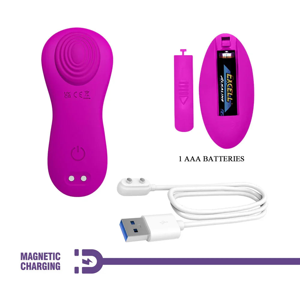 Party Up MICHAEL Panty Vibe - - USB Rechargeable Panty Vibrator with Wireless Remote Control - Take A Peek