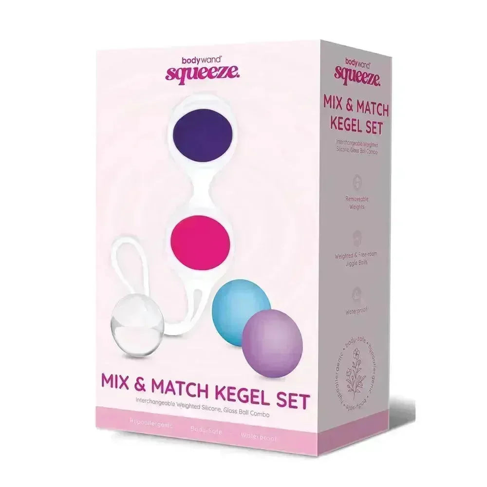 Bodywand Squeeze Mix & Match Kegel Set - Weighted Kegel Balls Set - Take A Peek