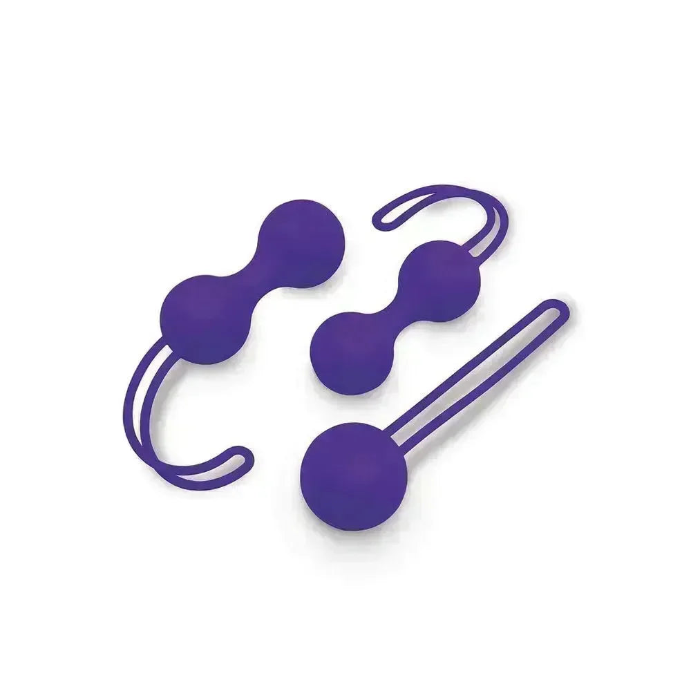 Bodywand Squeeze 3pc Kegel Training Set - Weighted Kegel Ball Set - 3 Piece Kit - Take A Peek