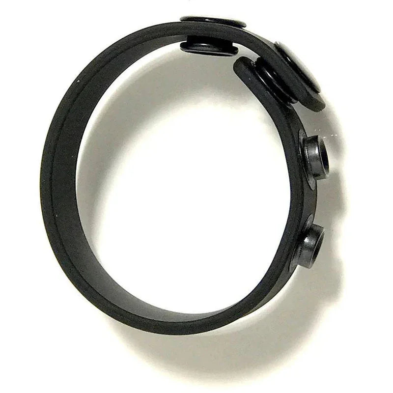 Boneyard Silicone Cock Strap - 3-Snap Adjustable Cock Ring - Take A Peek