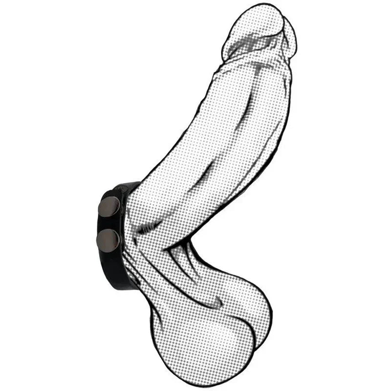 Boneyard Silicone Cock Strap - 3-Snap Adjustable Cock Ring - Take A Peek