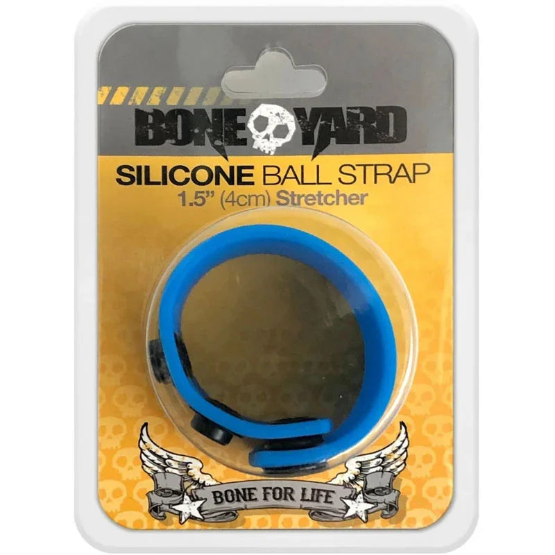Boneyard Silicone Ball Strap - 3-Snap 4 cm Adjustable Ball Stretcher Ring - Take A Peek