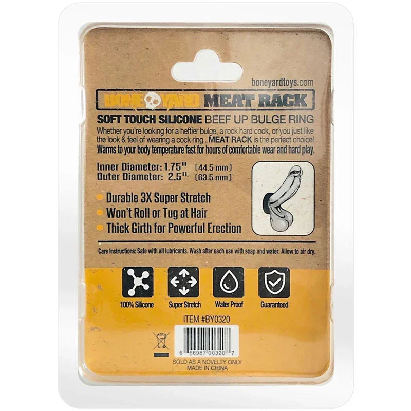 Boneyard Meat Rack Beef Up Bulge Ring - 45 mm Silicone Cock Ring - Take A Peek