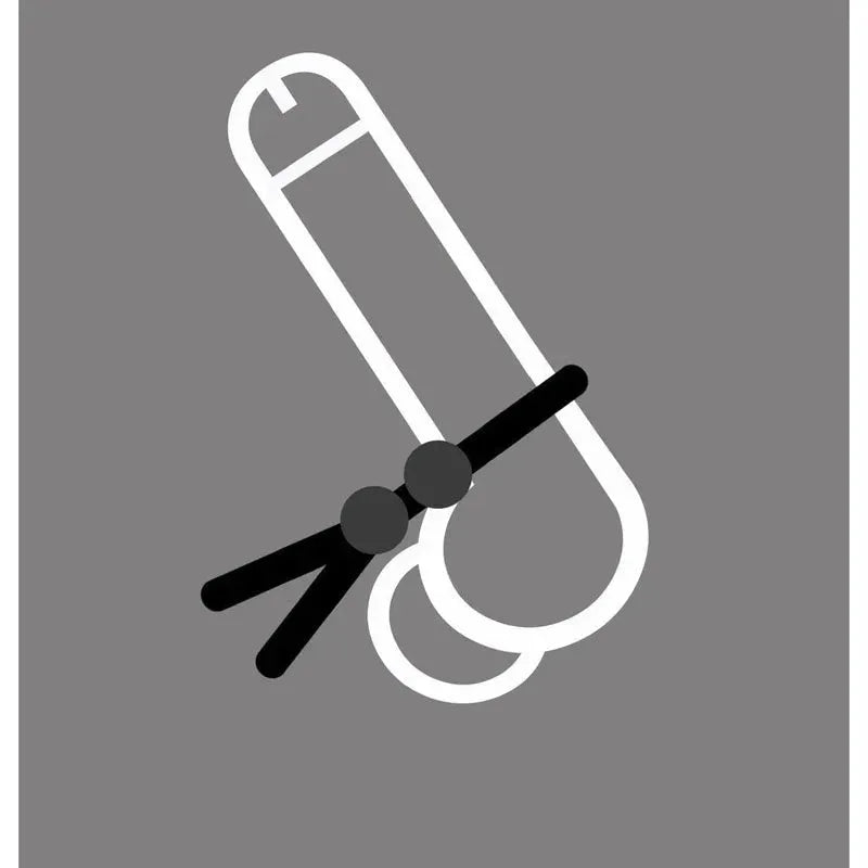 Boneyard Cock Leash Double - Take A Peek