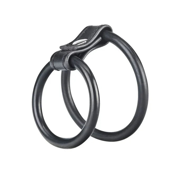 Blue Line Duo cock & ball ring - Take A Peek