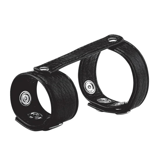 Blue Line Duo Snap Cock And Ball Ring - Take A Peek
