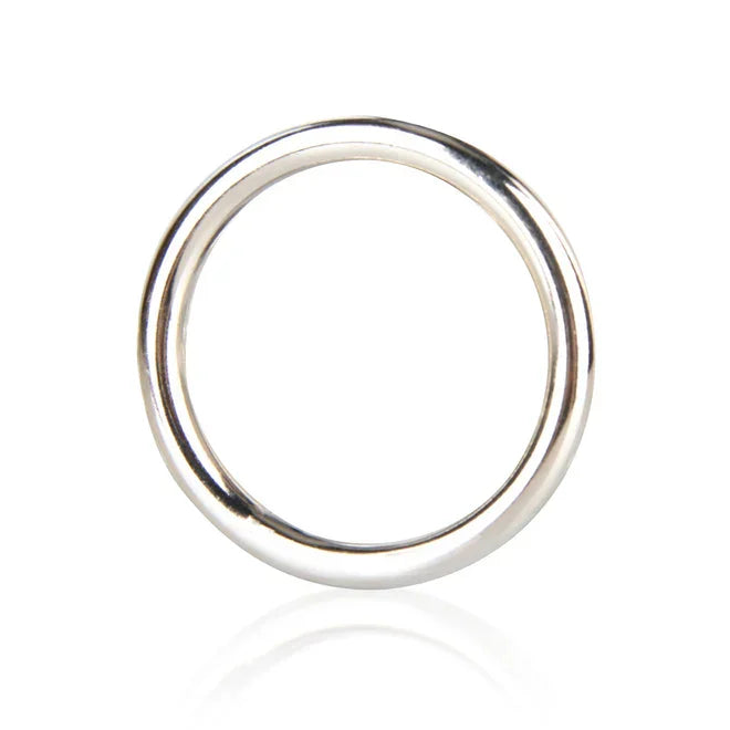 Blue Line Steel Cock Ring 1.5" - Take A Peek