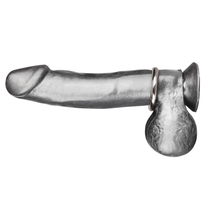 Blue Line Steel Cock Ring 1.5" - Take A Peek