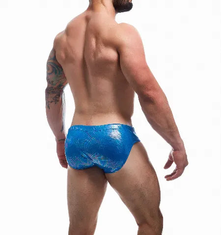 CUT FOR MEN EMERALD SWIMWEAR BRIEF BLUE XLARGE - Take A Peek