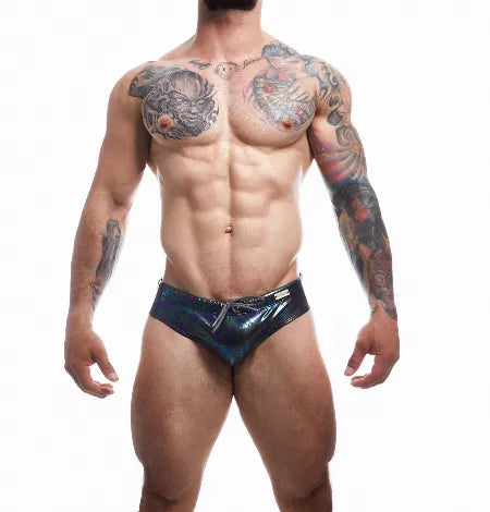 CUT FOR MEN EMERALD SWIMWEAR BRIEF MIDNIGHT LARGE - Take A Peek