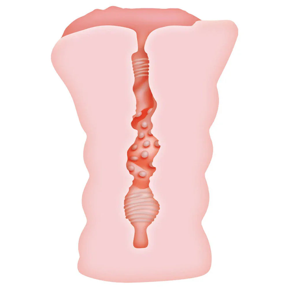 Adam & Eve JUICY LUCY - Self Lubricating Vagina Stroker - Take A Peek