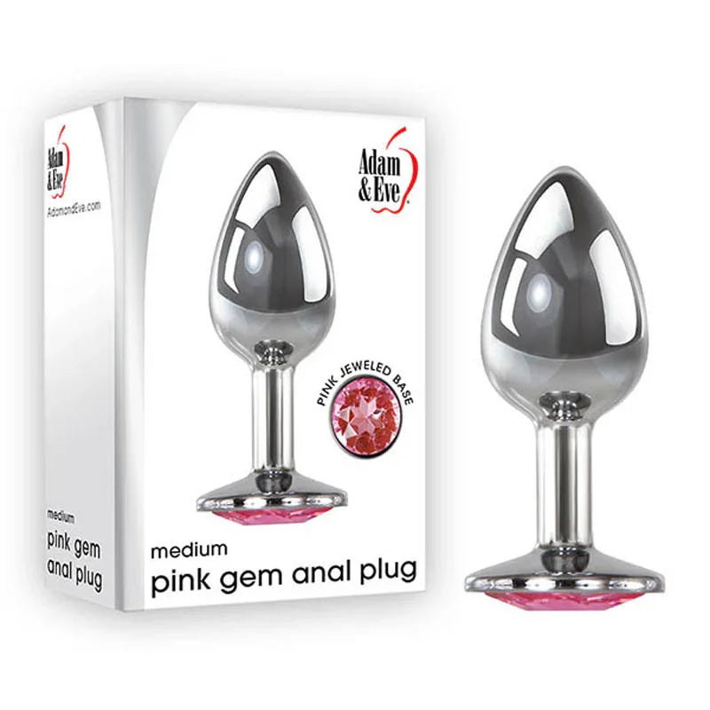 Adam & Eve Gem Anal Plug - Medium - Take A Peek