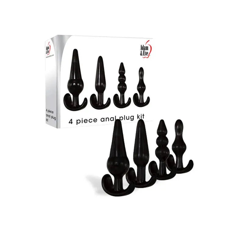 Adam & Eve 4 Piece Anal Plug Kit - Take A Peek
