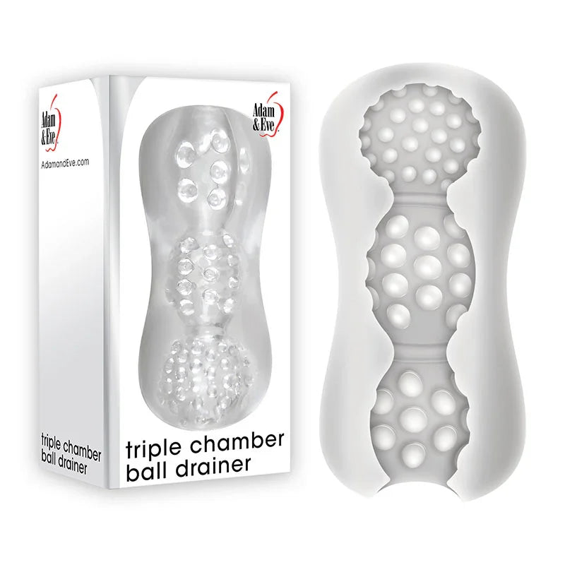 Adam & Eve Triple Chamber Ball Drainer - Take A Peek