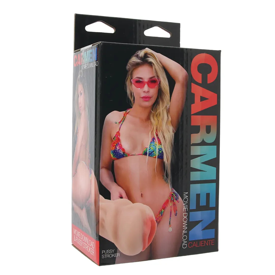 PORNSTAR FUCKABLE CARMEN CALIENTE PUSSY STROKER - Take A Peek
