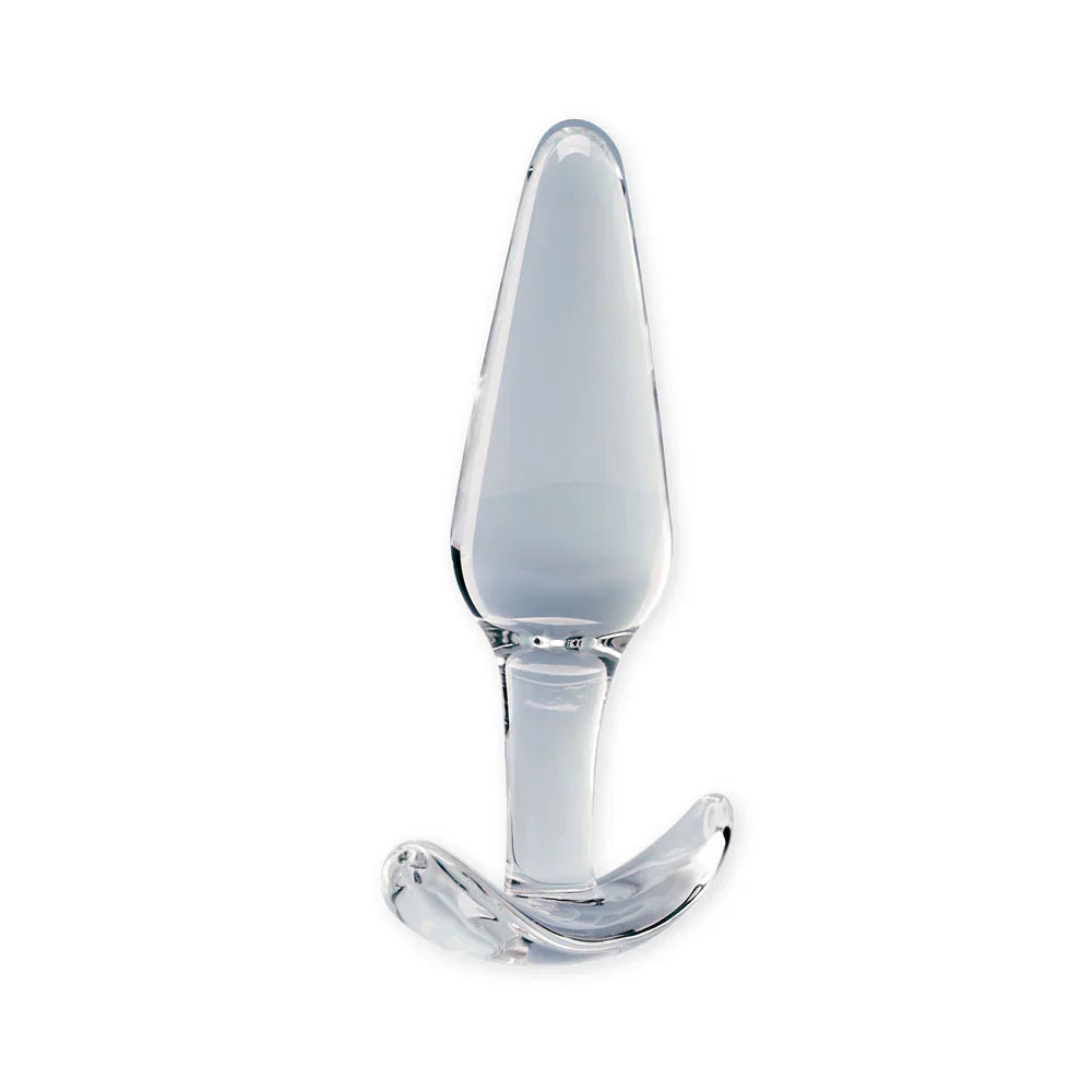 Clarity - Utopian Floret - 11 cm Glass Butt Plug - Take A Peek