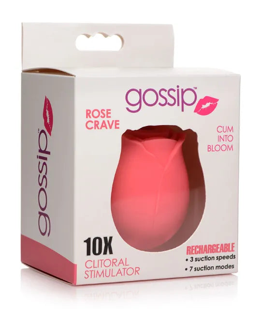 GOSSIP CUM INTO BLOOM CLITORAL VIBRATOR - ROSE CRAVE - Take A Peek