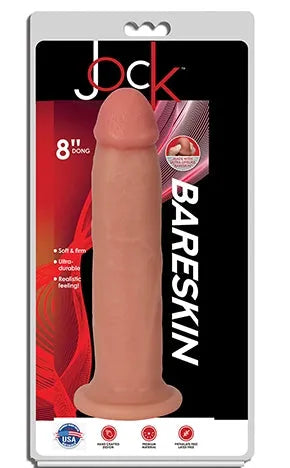 JOCK 8" Bareskin Dong Vanilla - Take A Peek