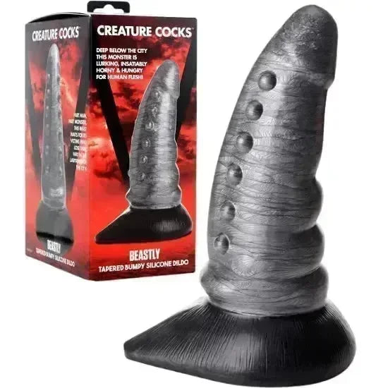 Creature Cocks Beastly Tapered Bumpy Silicone Dildo - Take A Peek